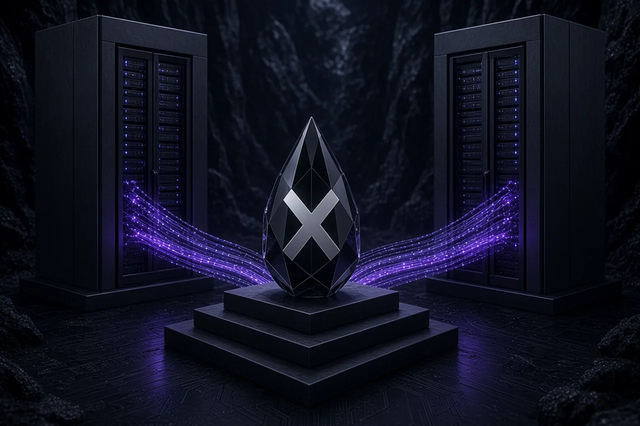 Obsidian X crystal node linking enterprise data center racks across Dallas Fort Worth, Houston, and national colocation facilities via private optical wavelengths and NaaS fabric